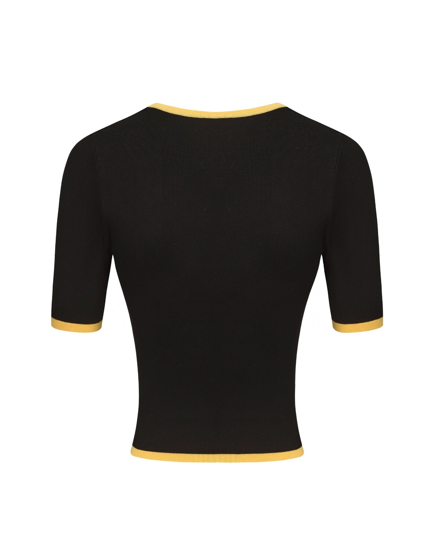 Luna Top (Black & Yellow)