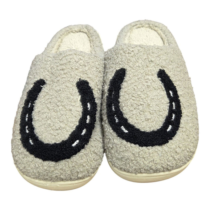 AWST Int'l Cozy Horseshoe Slippers- Breeches.com