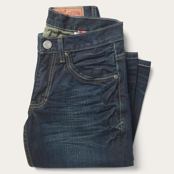Stetson Men's 1312 Fit Jeans With A Pieced Back Pocket - Breeches.com