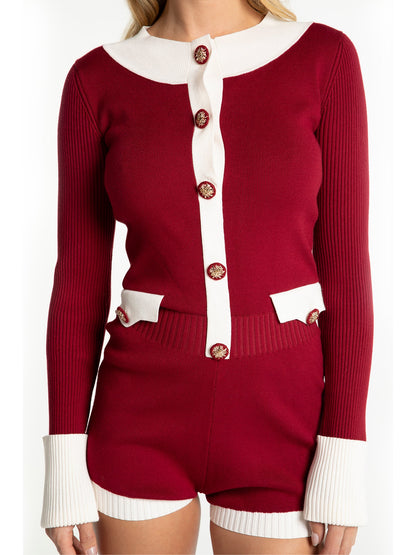 Francesca Jumpsuit (Red) (Final Sale)