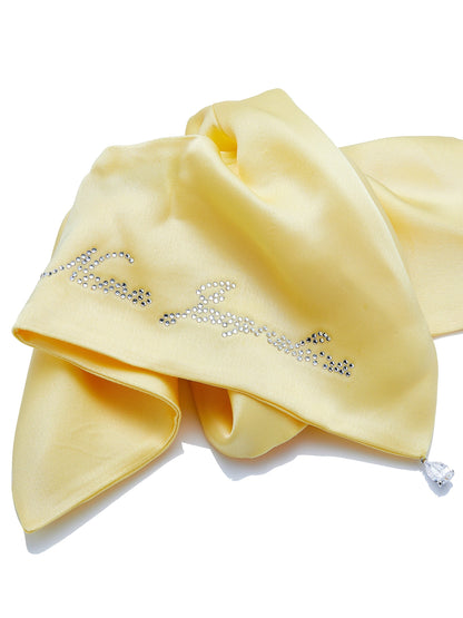 Charlotte Bow Yellow Hair Tie