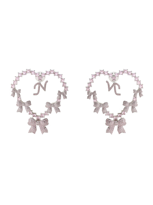 Limited Edition NJ Love Earrings in Pink