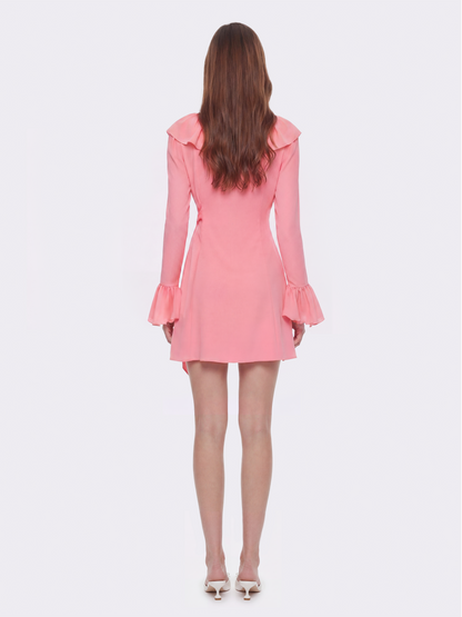 Charlotte Ruffle Pink Dress