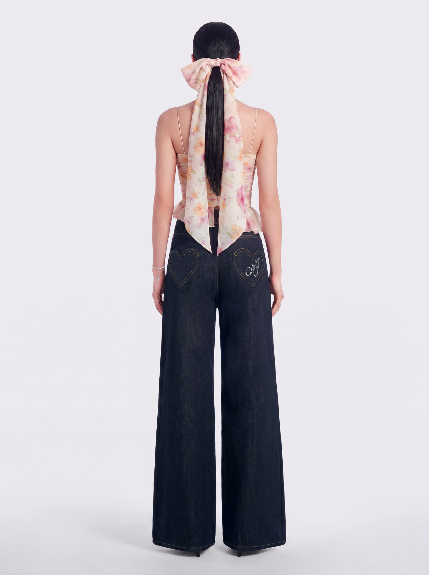 Lilah Ruched Floral Top