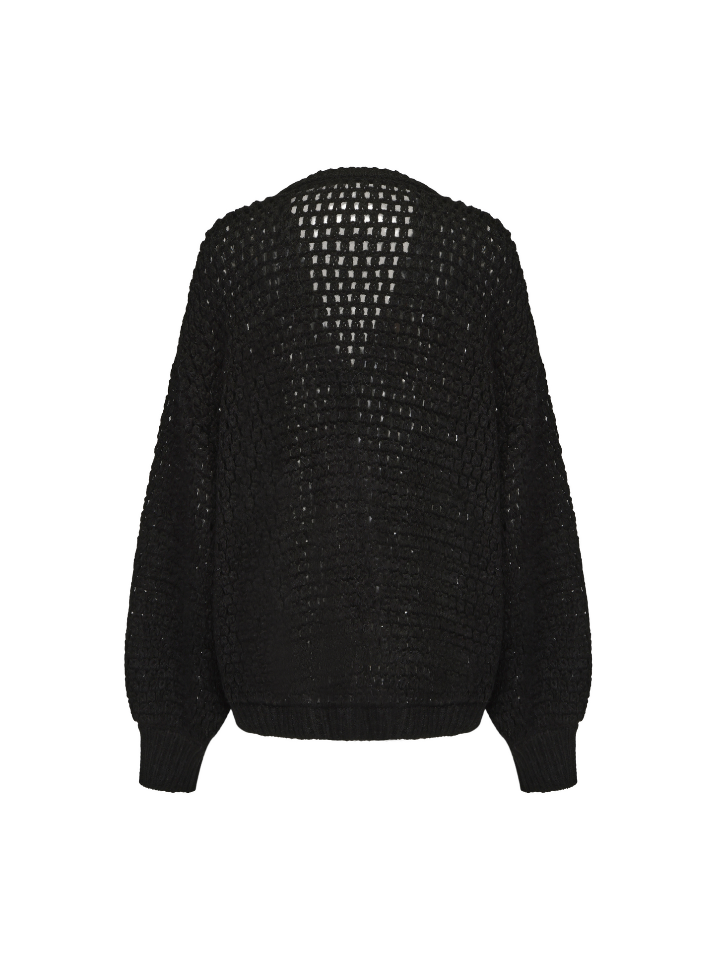 Alexis Cardigan + Scarf Set (Black) (Final Sale)