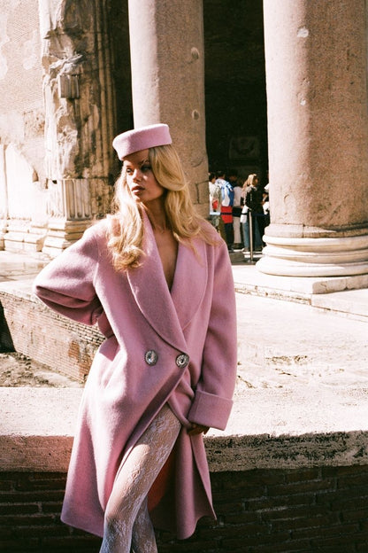 Audrina Coat (Pink) (Final Sale)