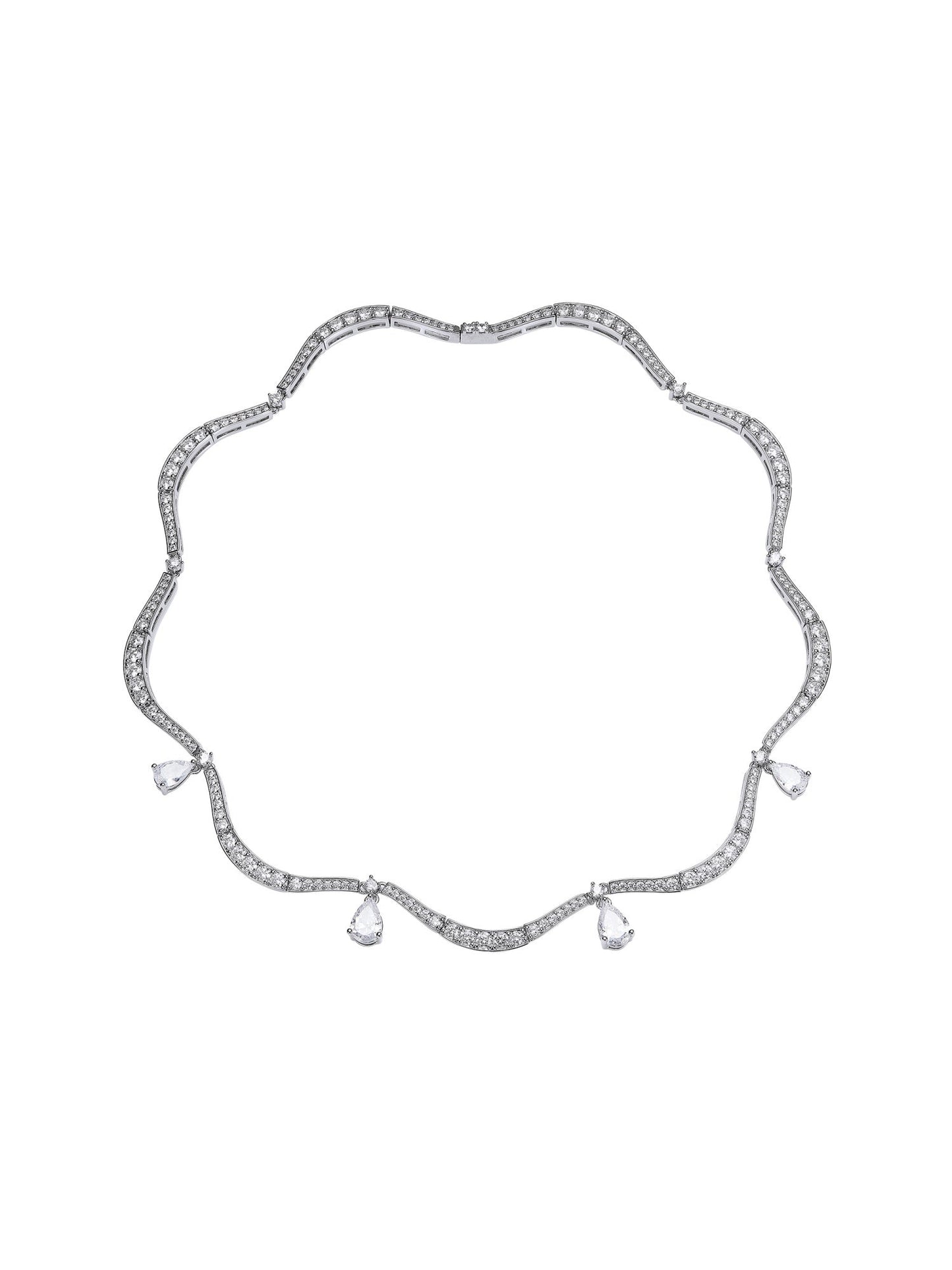 Daniela Crystal Drop Necklace