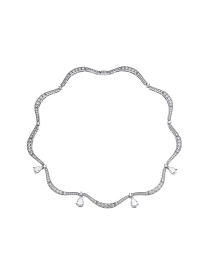 Daniela Crystal Drop Necklace