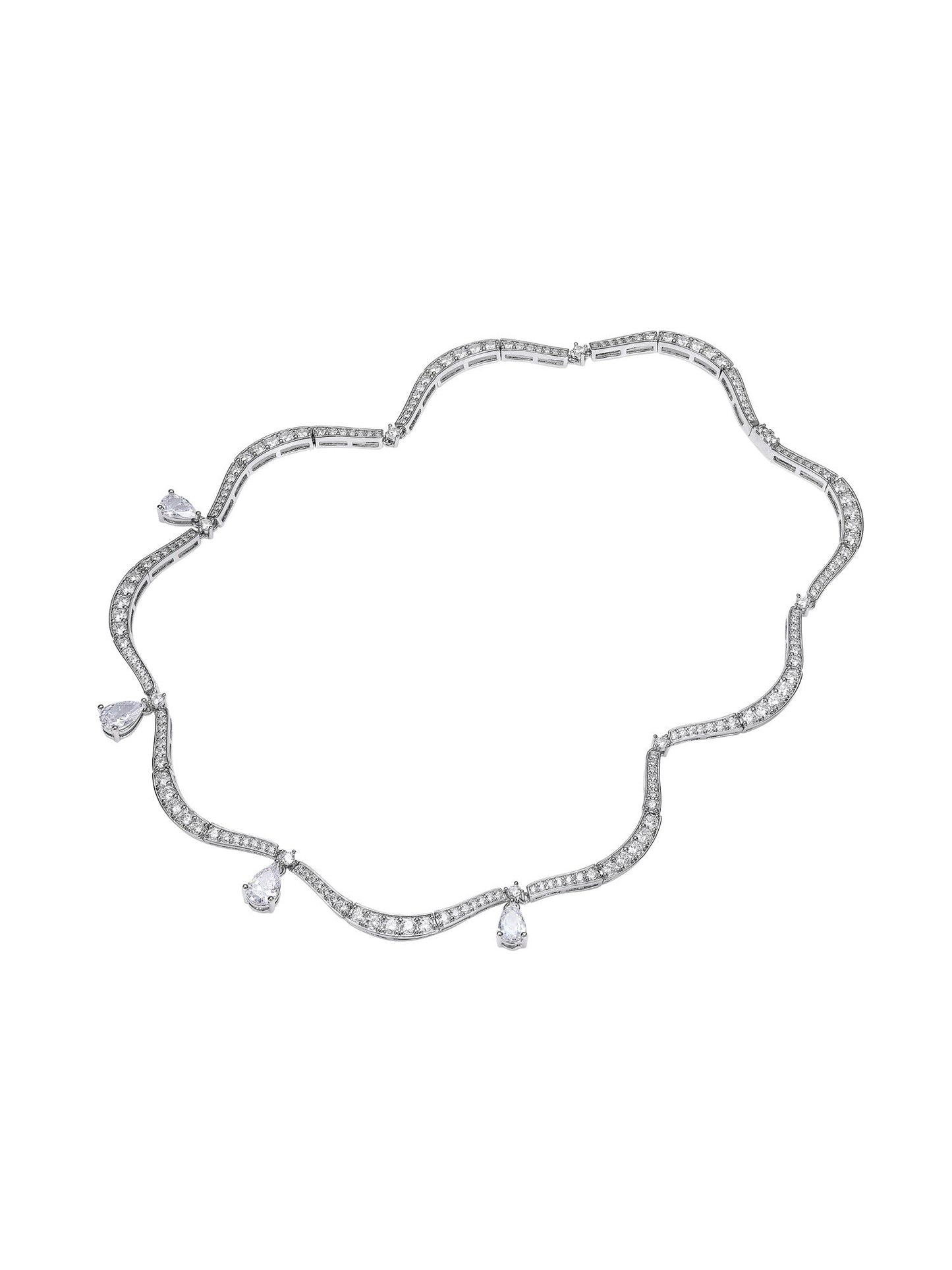 Daniela Crystal Drop Necklace