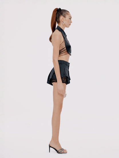Black Milan Shorts