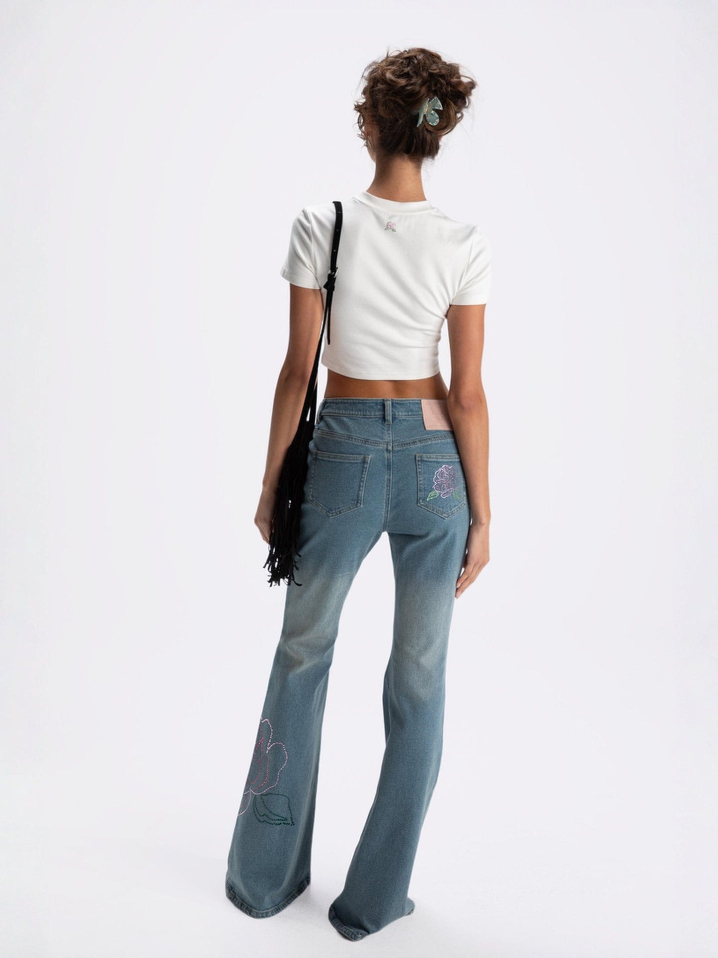 Elle Baby Tee (White) (Final Sale)