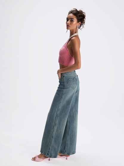 Jamie Heart Wide-Leg Jeans (Final Sale)