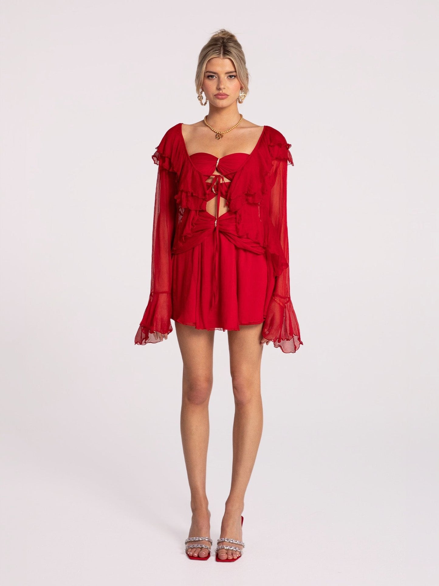 Annika Cardigan (Red)