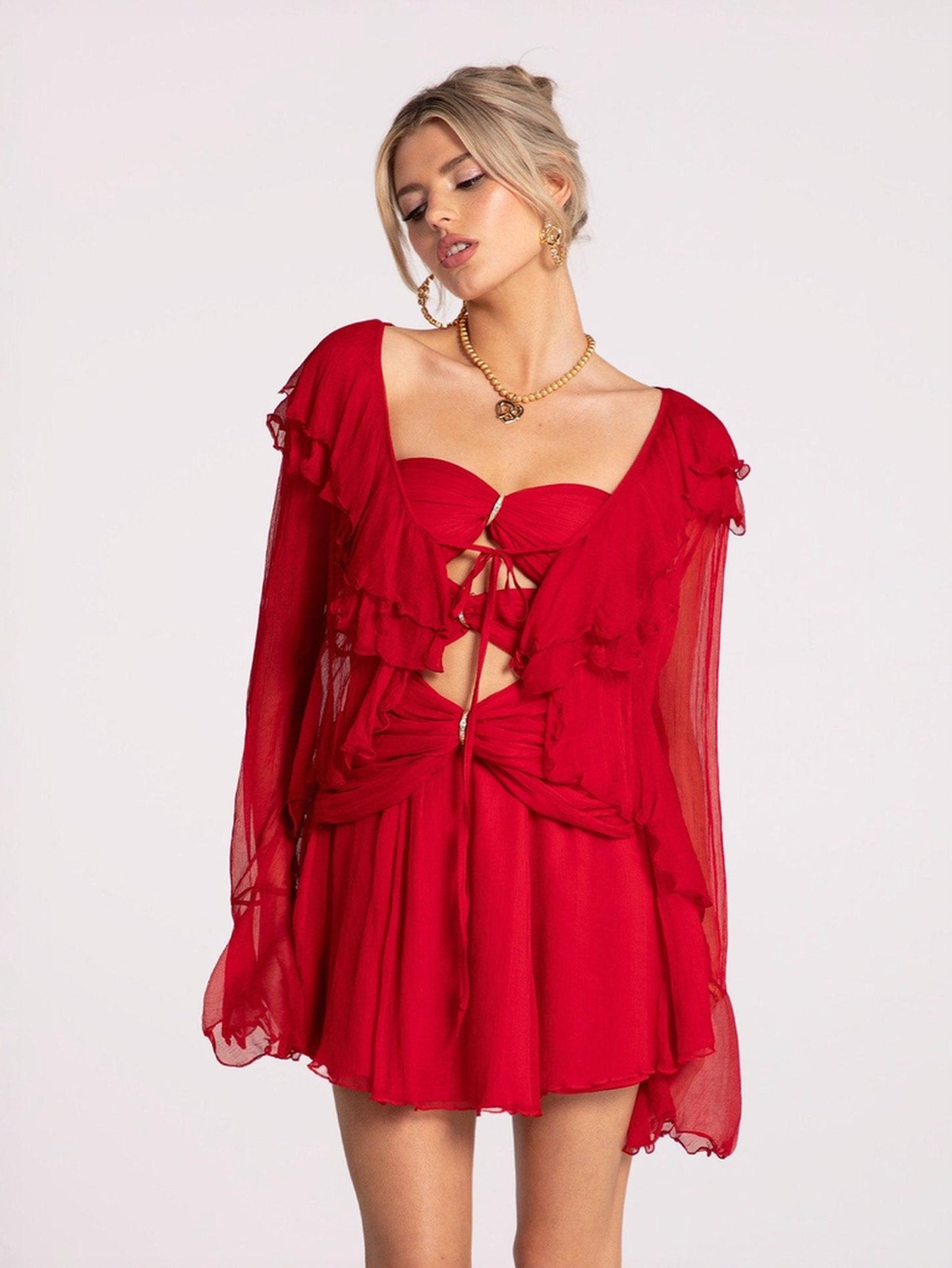 Annika Cardigan (Red)