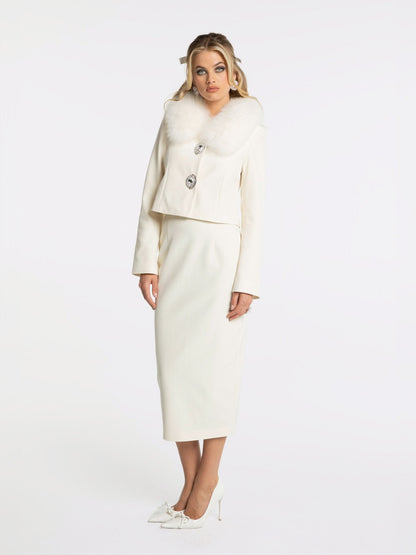 Claira Coat (Off white)