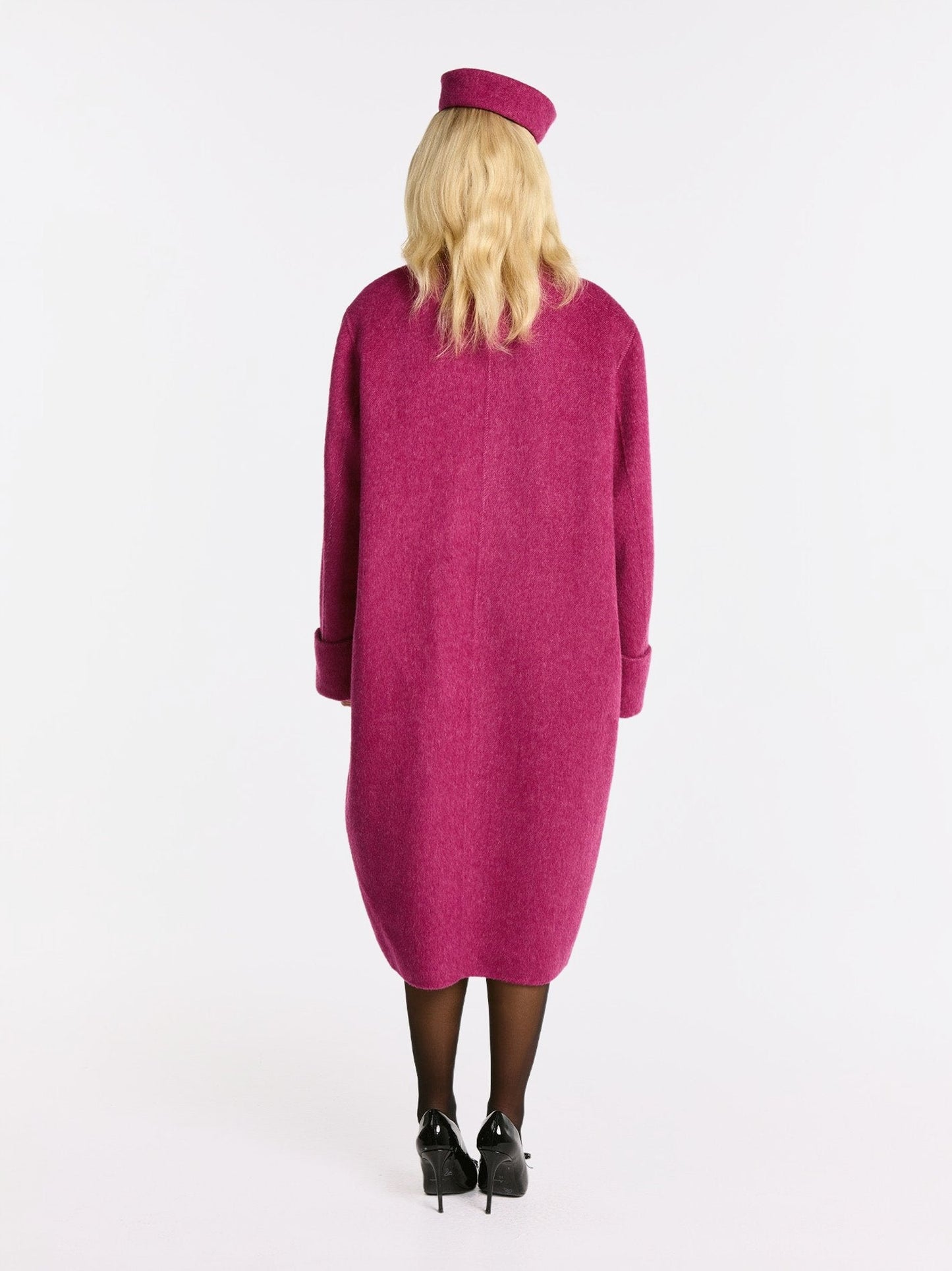 Audrina Coat (Rose Red) (Final Sale)