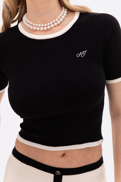 Luna Top (Black & White)