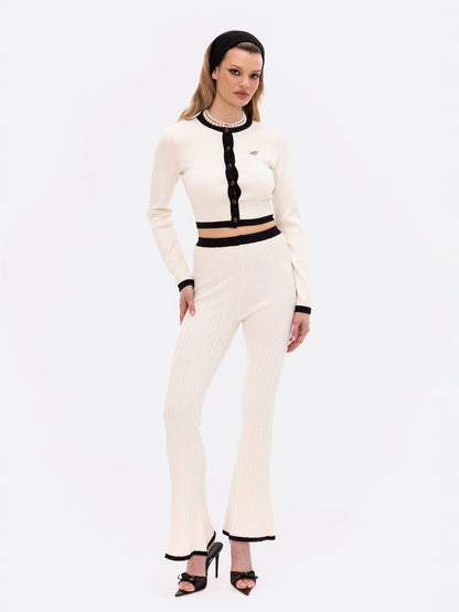 Eliza Knit Cardigan (White)