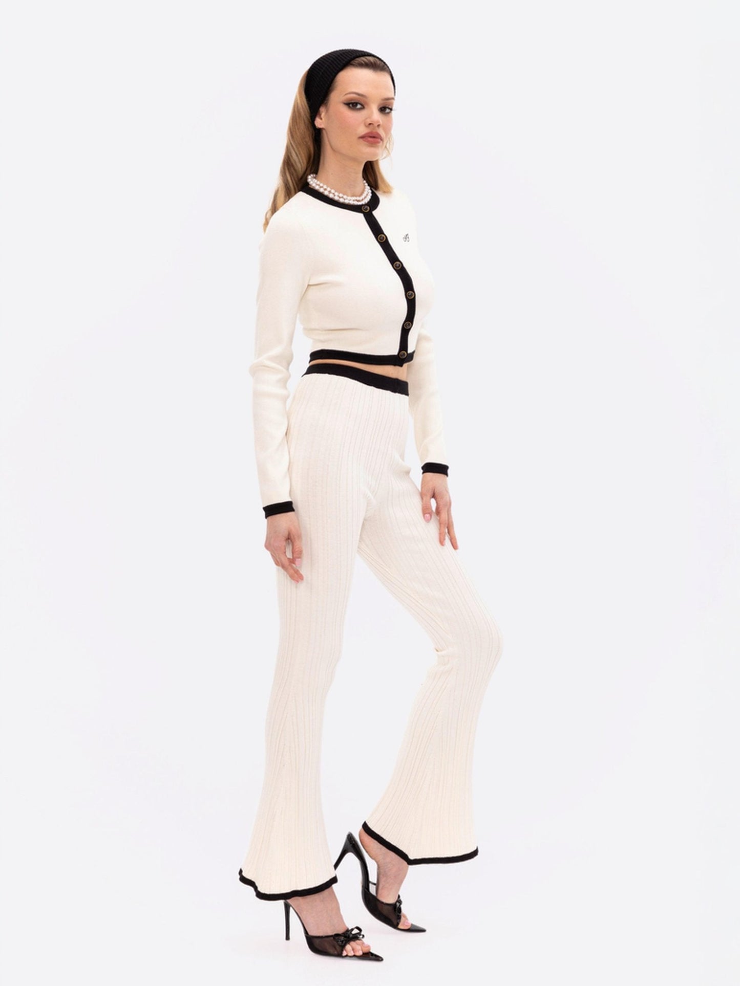 Eliza Knit Cardigan (White)