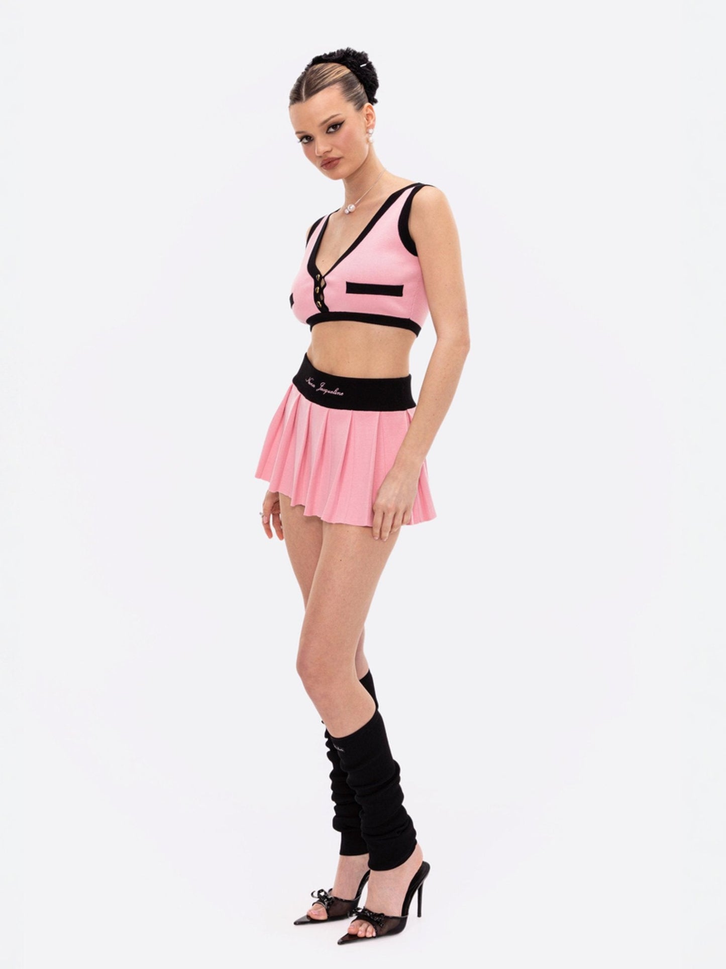 Eliza Vest Top (Pink)