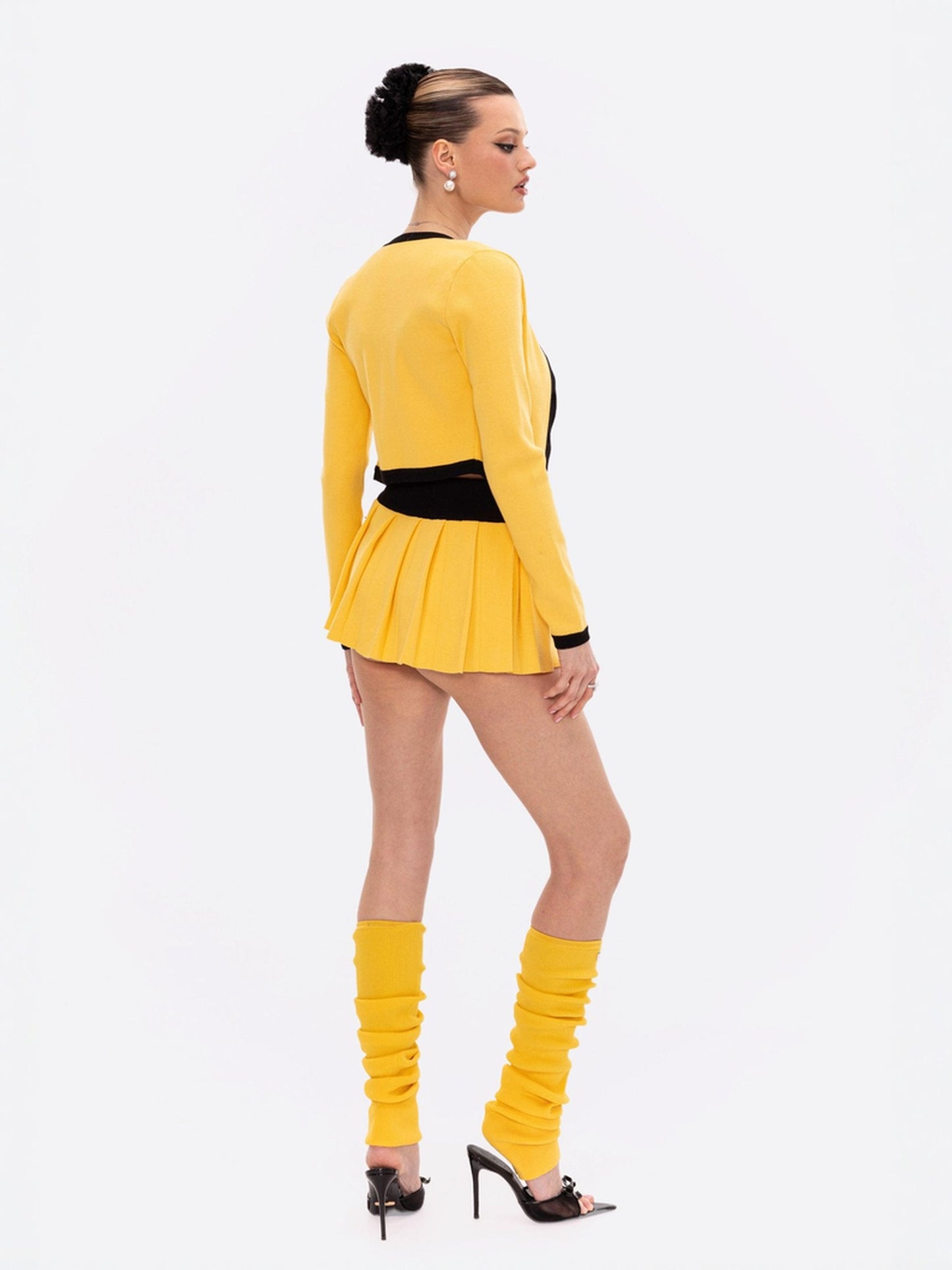 Eliza Vest Top (Yellow)
