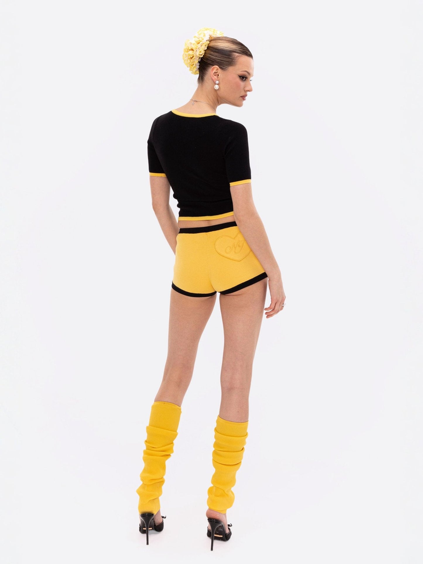 Luna Top (Black & Yellow)