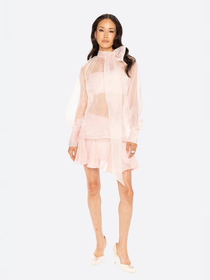 Evie Diamond Top (Pink) (Final Sale)