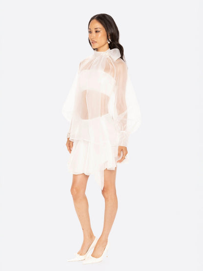 Evie Diamond Top (White) (Final Sale)
