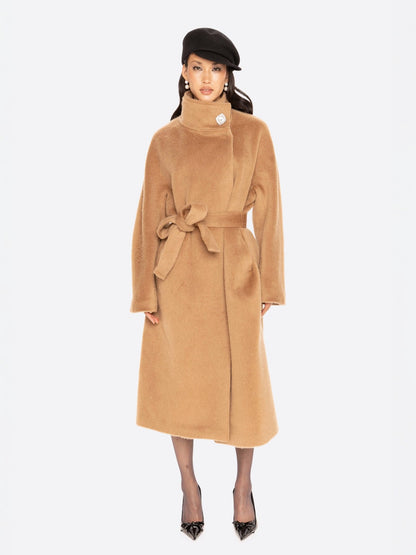 Audrey Long Coat (Camel)