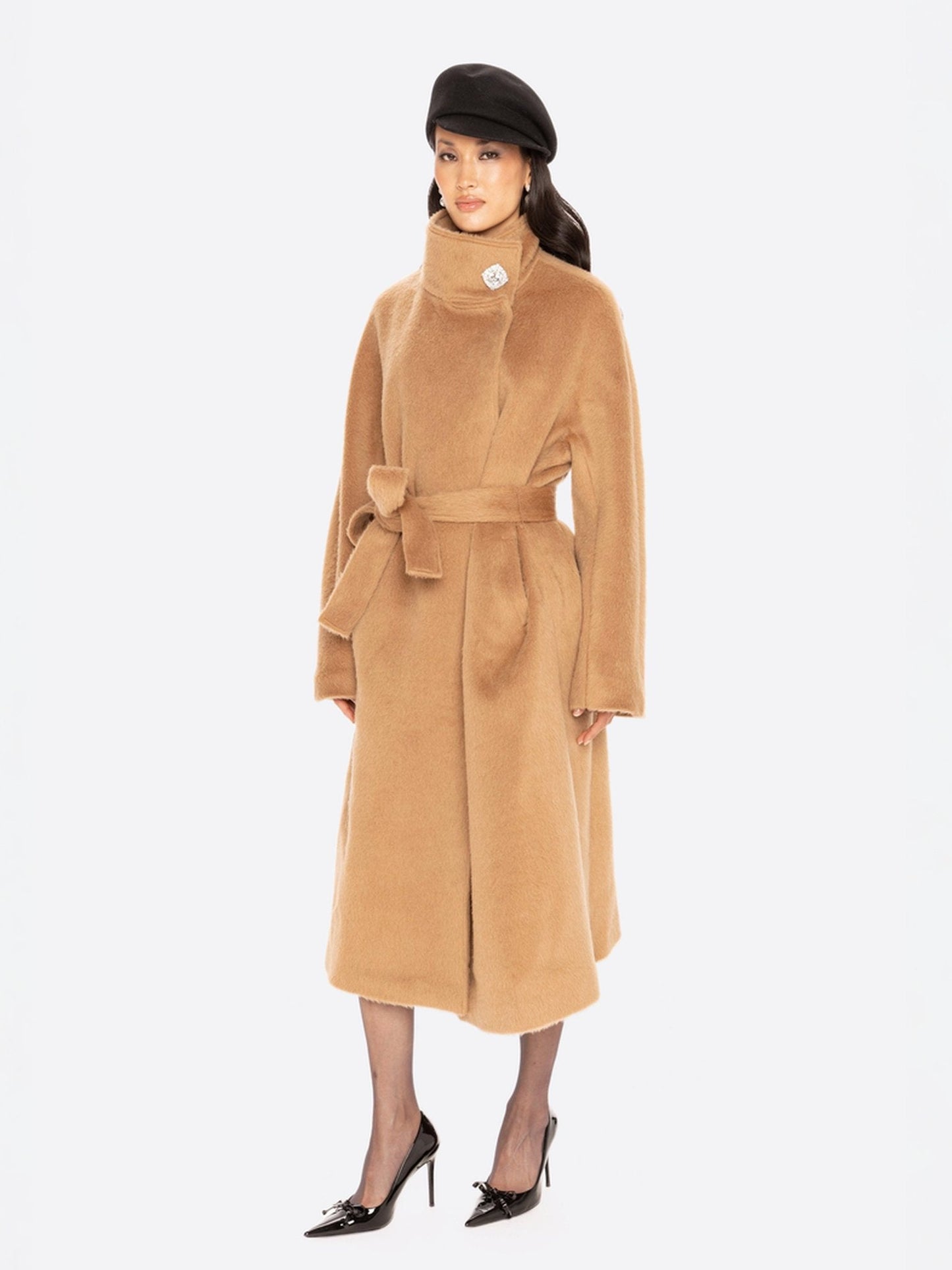 Audrey Long Coat (Camel)