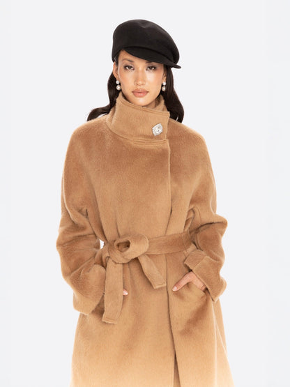 Audrey Long Coat (Camel)
