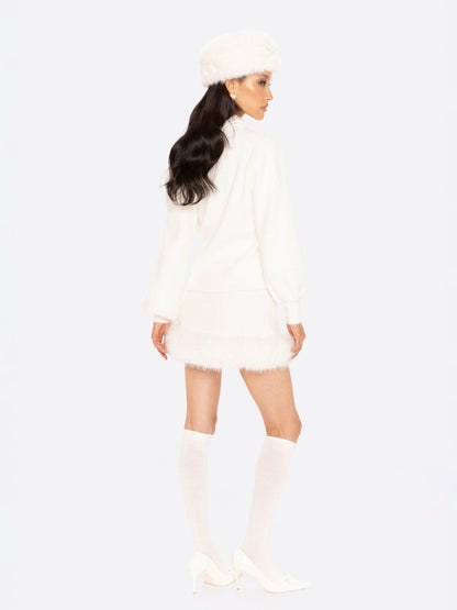 Anika Mini Skirt (White)