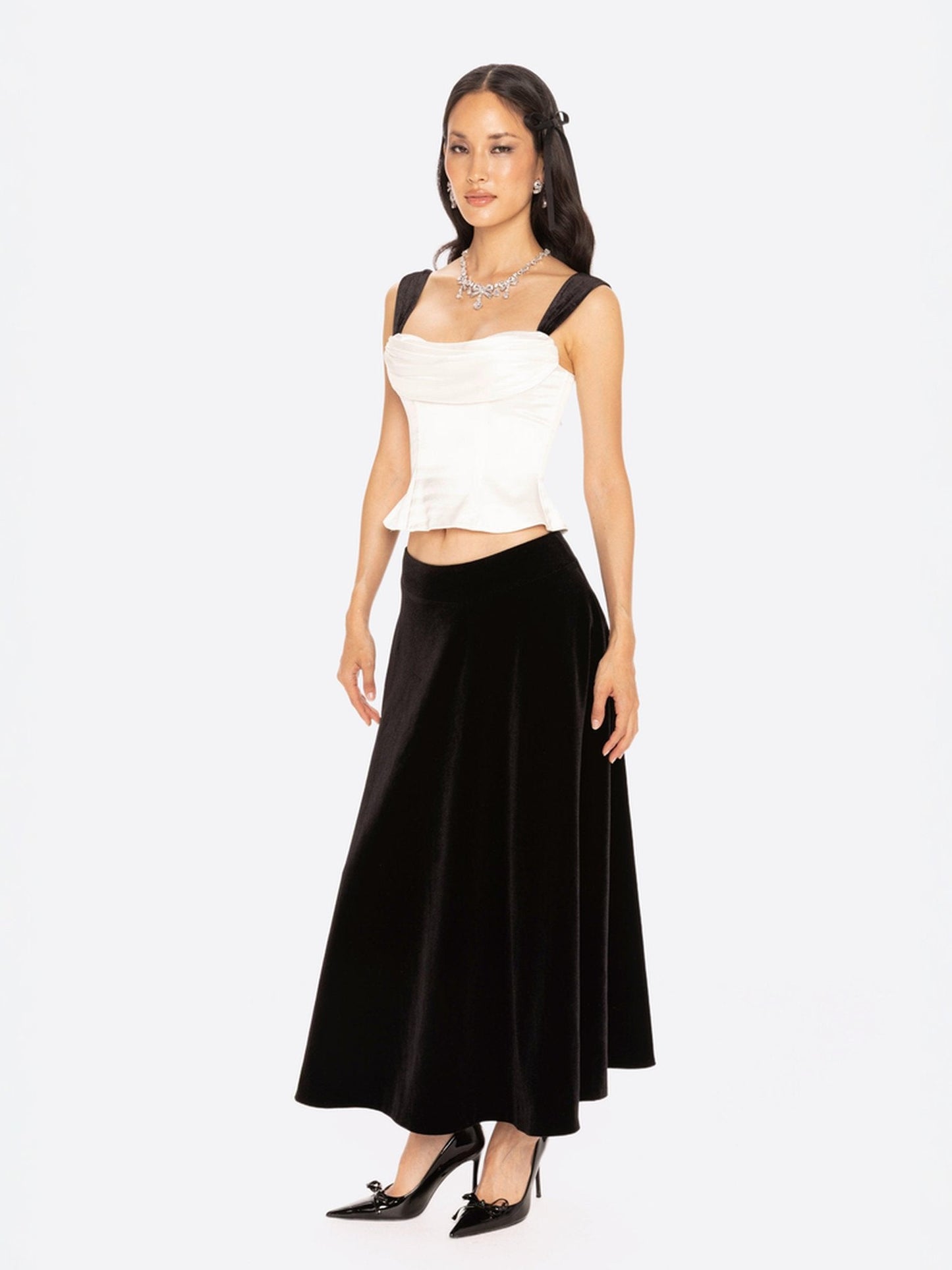 Gia Bow Top (White)