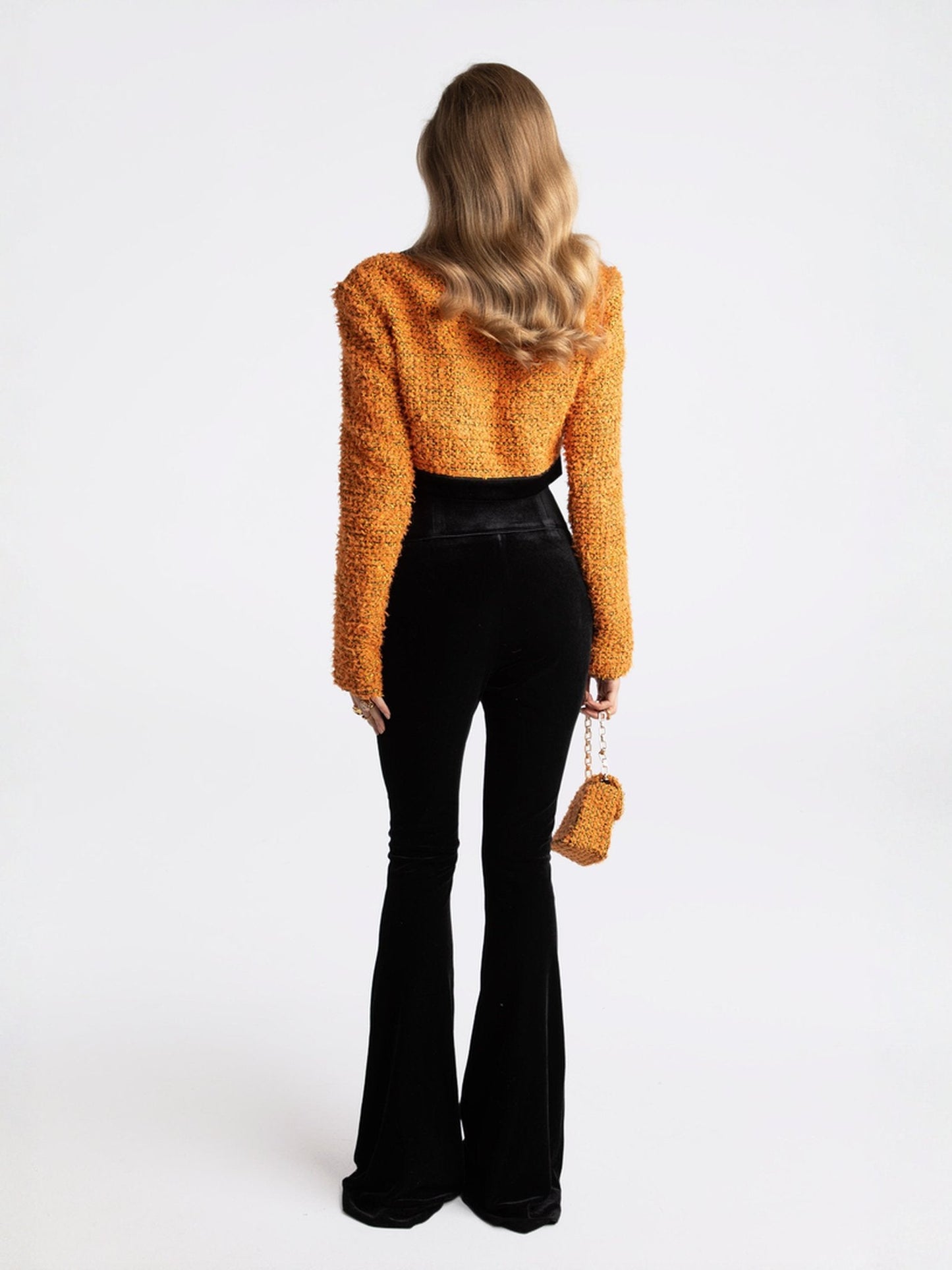 Miranda Crop Jacket (Yellow)