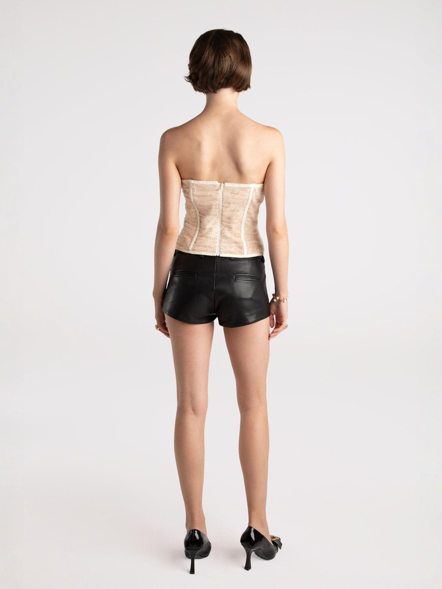 Cara Bustier Top (Off-White) (Final Sale)