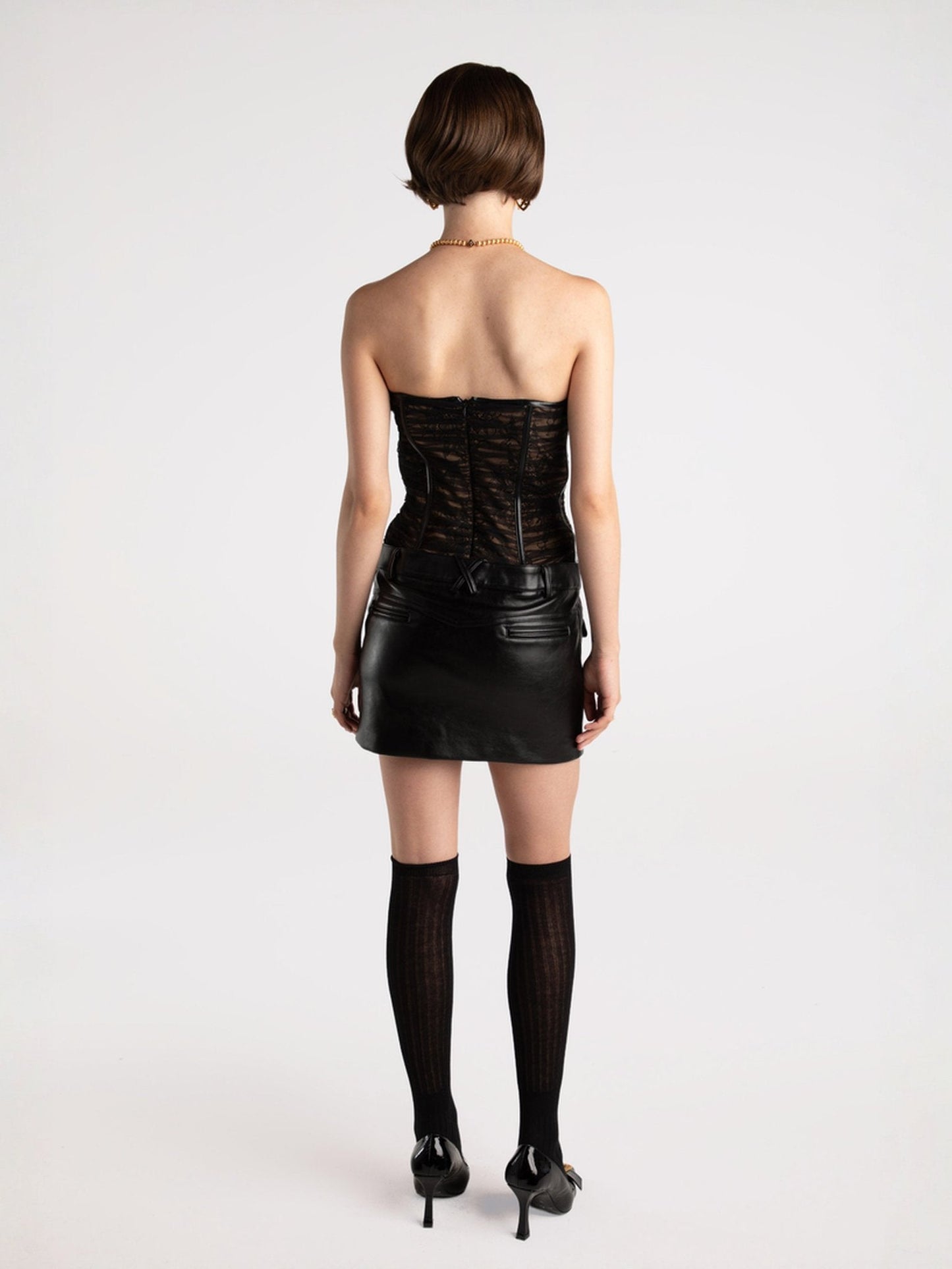 Jane Lace Dress (Black) (Final Sale)