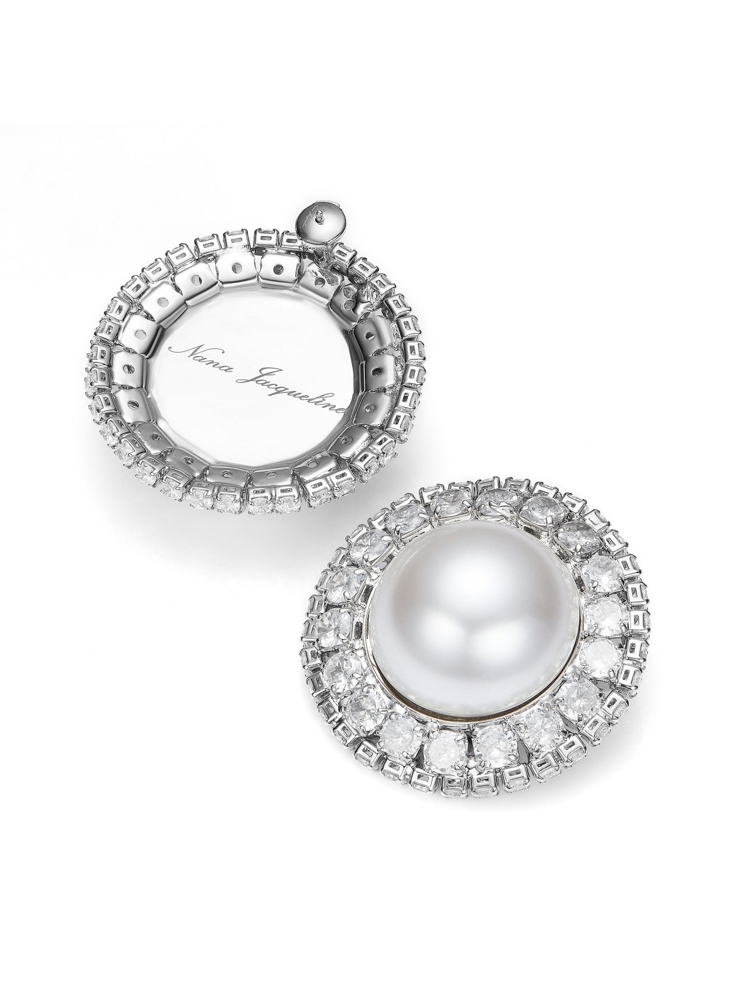 Celestia Pearl White Earrings