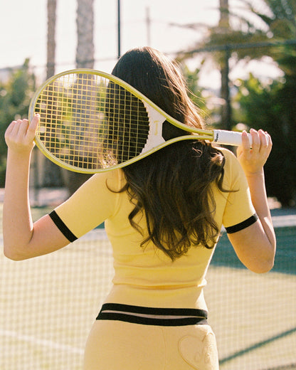 Hazel Polo Top (Yellow)