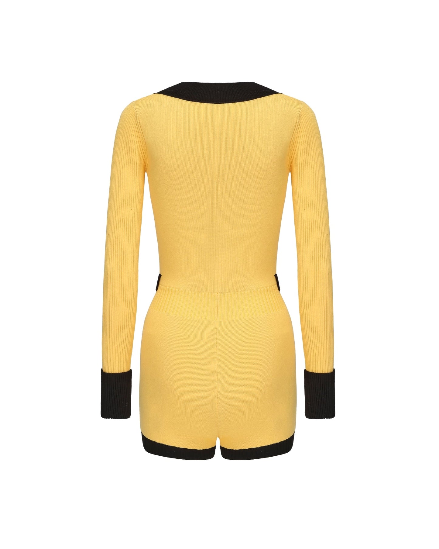 Matilda Knit Jumpsuit (Yellow) (Final Sale)