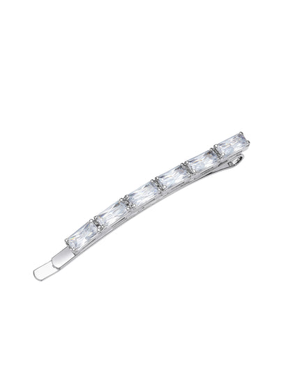 Harlowe Floral White Hair Clip