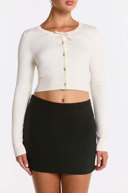 Audrina Cardigan (White)