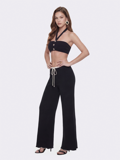Ana Halter Black Top