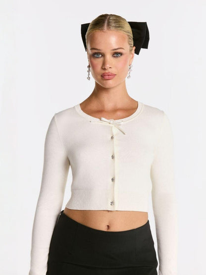 Audrina Cardigan (White)
