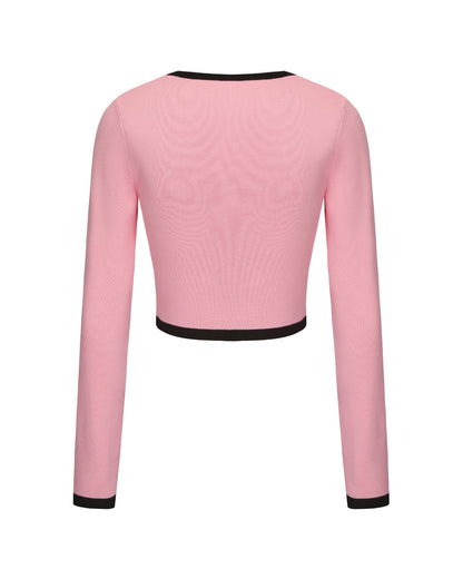 Eliza Knit Cardigan (Pink)