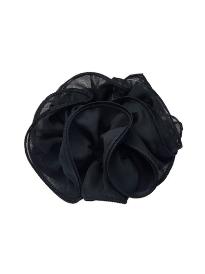 Nolita Ruffle Black Hair Tie