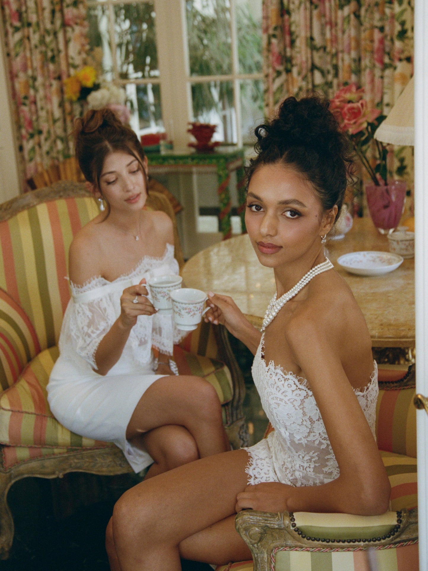 Alexandra Lace White Top