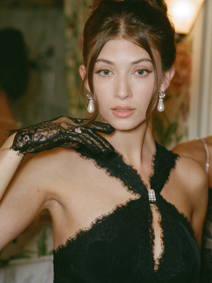 Alexandra Cutout Black Dress