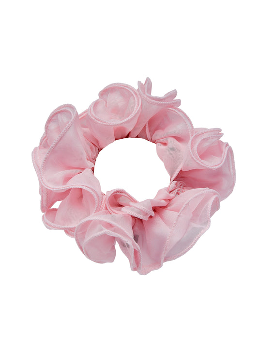 Nolita Ruffle Pink Hair Tie