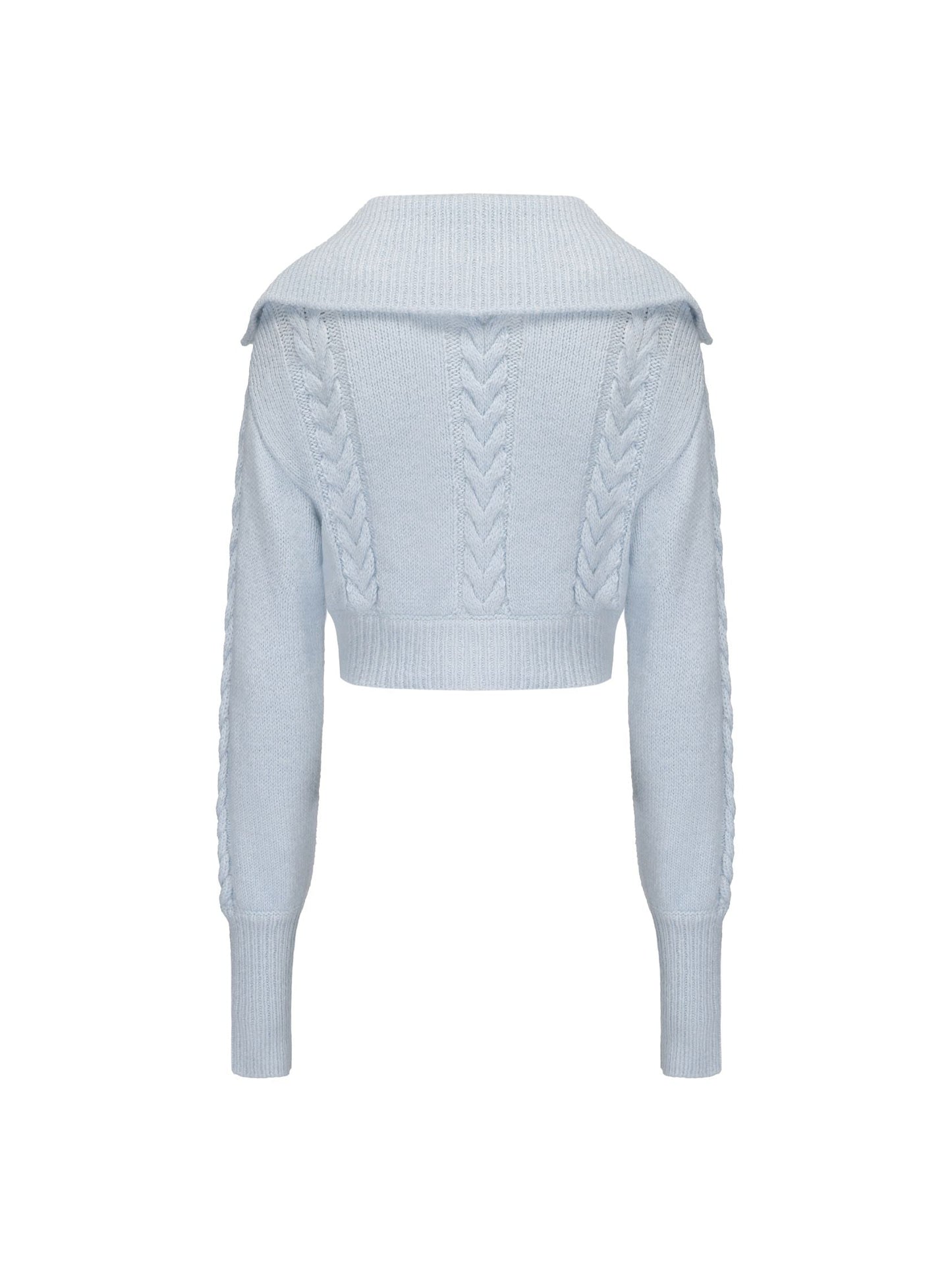 Addison Coat + Scarf Set (Blue) (Final Sale)