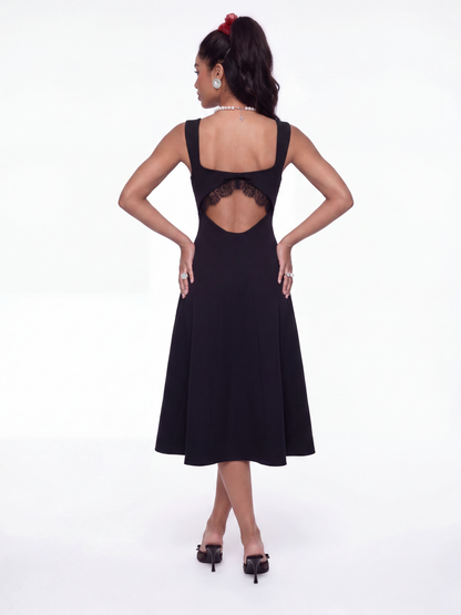 Delilah Cut Out Black Dress